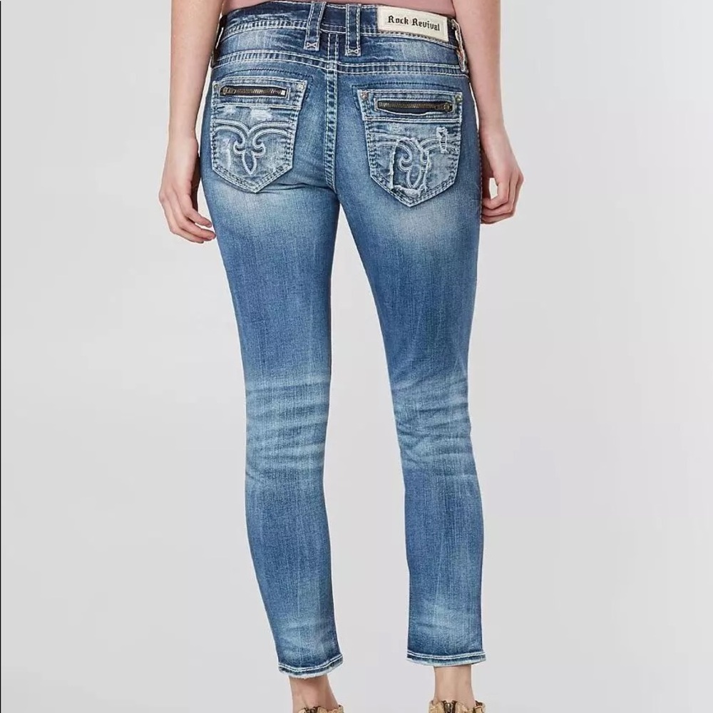 Rock Revival Women’s Skinny Ankle Jeans Size 34